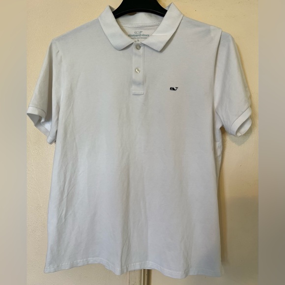Vineyard Vines Other - Vineyard Vines Men’s Polo Shirt Solid Off White Large L Casual Sports Wear